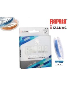 RAPALA RAPINOVA-X PE 0.6 MM 0.128 COASTAL CAMO 150MT