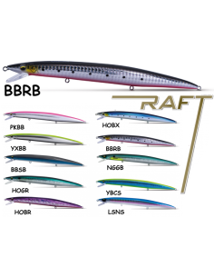 JATSUI RAFT MINNOW 170MM 22GR COL. BBRB