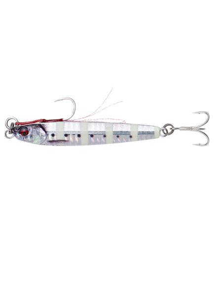 SAVAGE GEAR 3D JIG MINNOW SINKING 9.3CM 40G ZEBRA GLOW