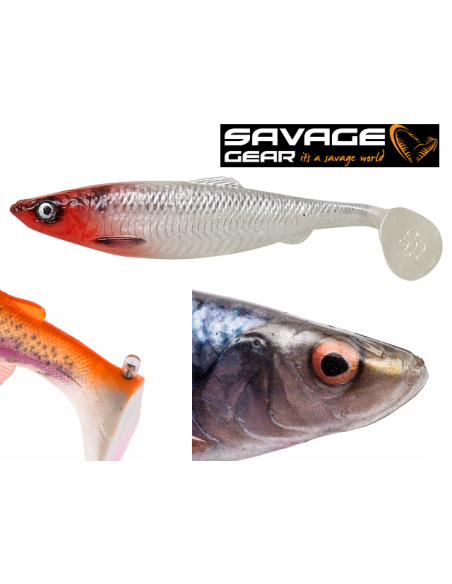 SAVAGE GEAR LB 4D HERRING SHAD BULK 16CM RED HEAD