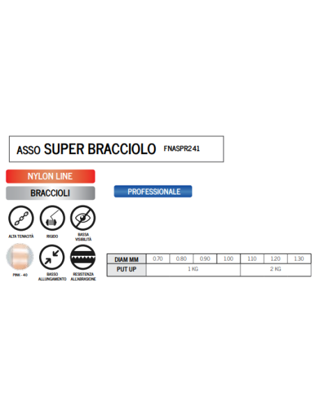 ASSO SUPER BRACCIOLO ROSA