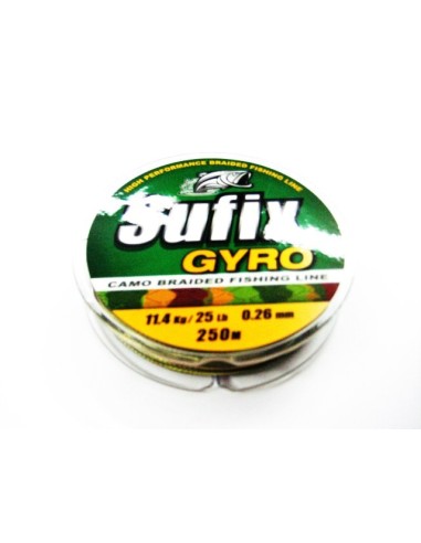 SUFIX GYRO BRAID MT250 MM0,21 GREEN SCONTO 30%
