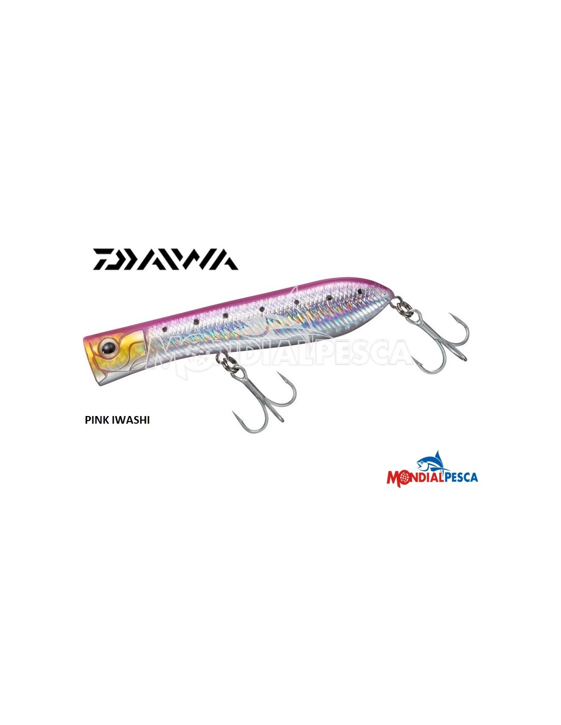 Daiwa SeaBass Lure Salty Pop 95F Pink Head CLure - Asian Portal Fishing